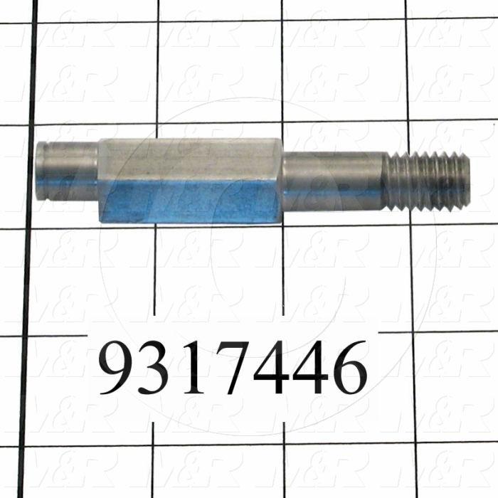Fabricated Parts, Eccentric Stud, 3.63 in. Length, 0.75 in. Diameter