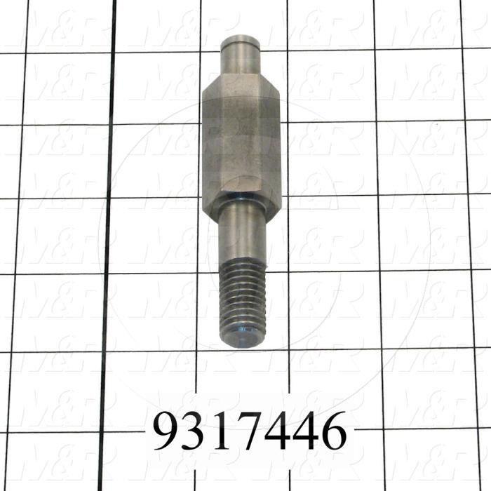 Fabricated Parts, Eccentric Stud, 3.63 in. Length, 0.75 in. Diameter