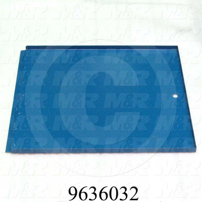 Fabricated Parts, Electric Box Door Weldment, 22.77 in. Length, 21.88 in. Width, 0.75 in. Height, Left Side