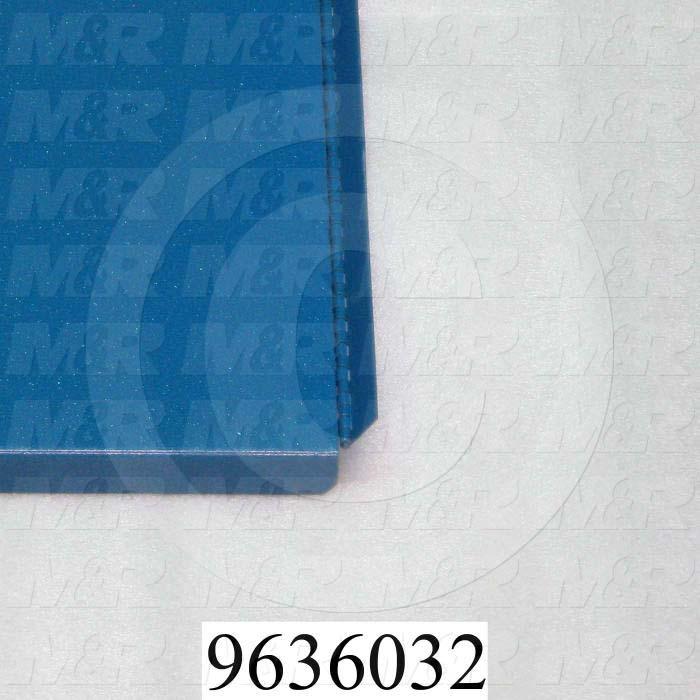 Fabricated Parts, Electric Box Door Weldment, 22.77 in. Length, 21.88 in. Width, 0.75 in. Height, Left Side