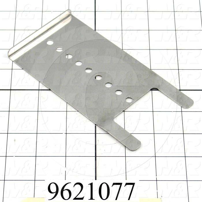 Fabricated Parts, Exhaust Adjustment Plate, 6.25 in. Length, 3.19 in. Width, 0.38 in. Height