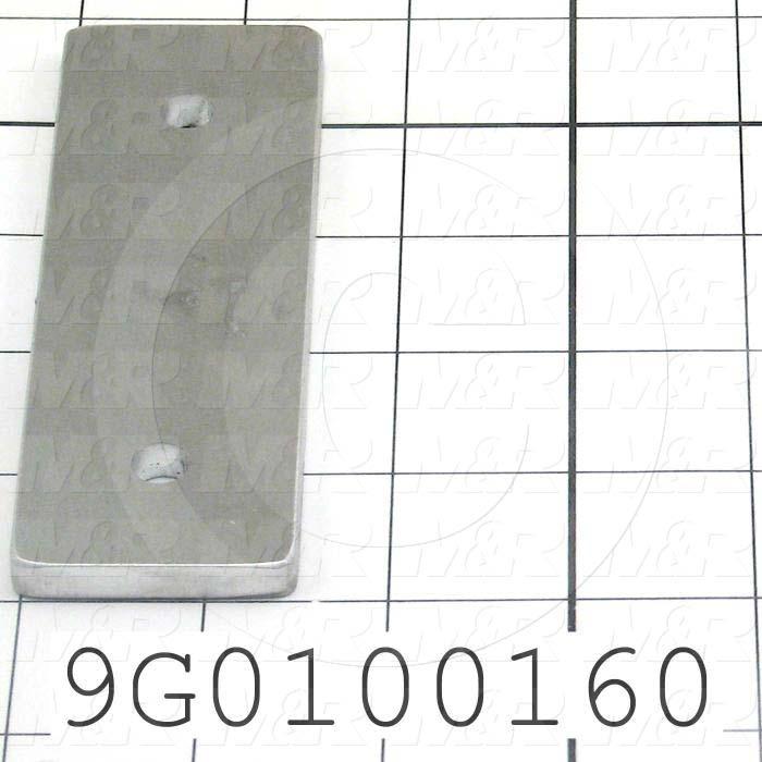 Fabricated Parts, Extrusion End Mounting Plate, 4.63 in. Length
