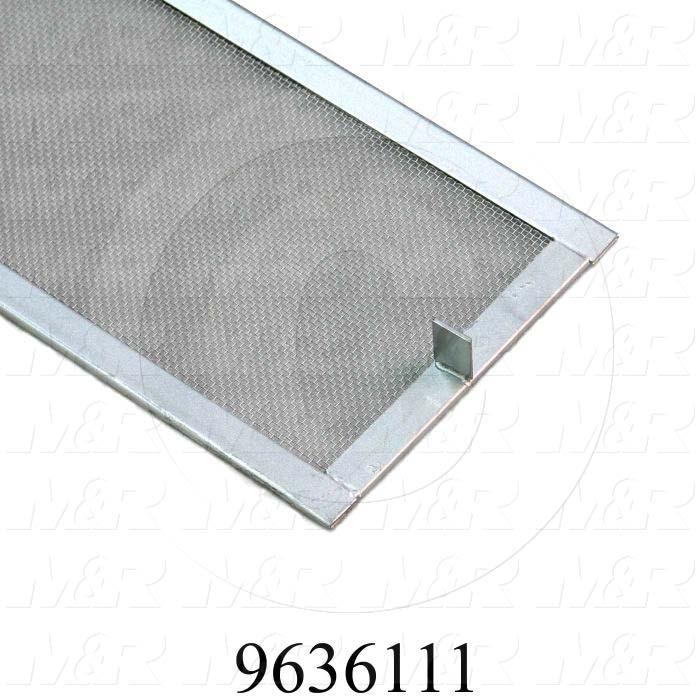 Fabricated Parts, Filter Insert, 40.25 in. Length, 6.38 in. Width, 0.87 in. Height