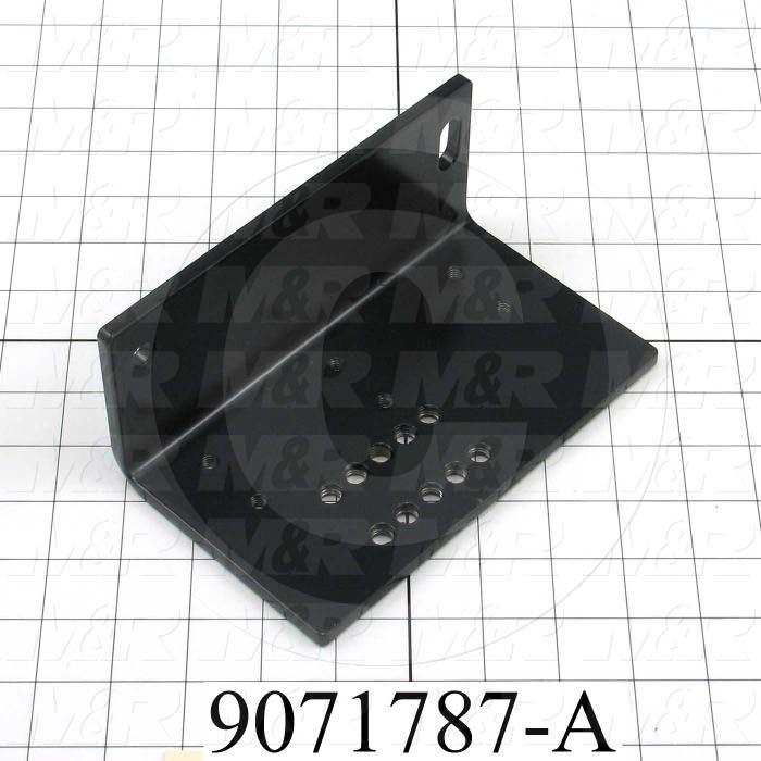 Fabricated Parts, Flash Mounting Angle Right Side, 7.13 in. Length, 4.17 in. Width, 3.13 in. Height