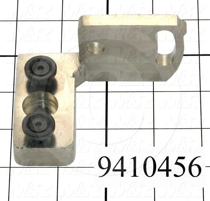 Fabricated Parts, Flood Bar Mounting Bracket, 3.65 in. Length, 2.56 in. Width, 1.88 in. Height, Left Side