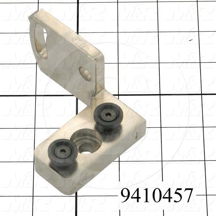 Fabricated Parts, Flood Bar Mounting Bracket, 3.65 in. Length, 2.56 in. Width, 1.88 in. Height, Left Side