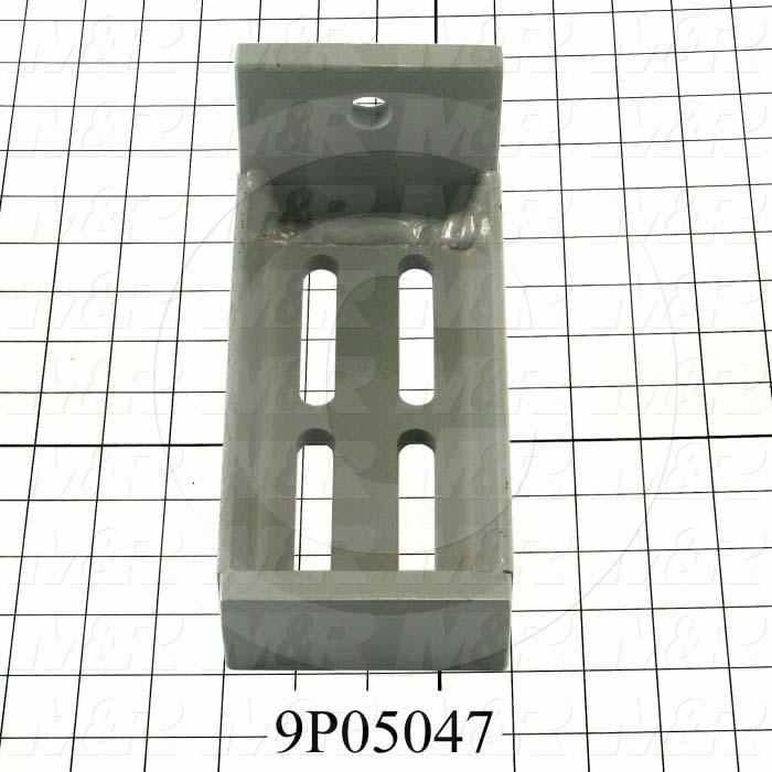 Fabricated Parts, Floor Mounting Bracket, 8.50 in. Length, 4.00 in. Width, 4.00 in. Height