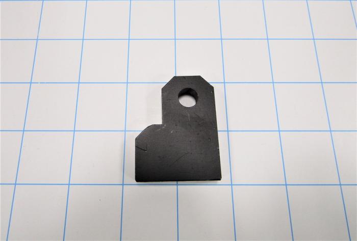 Fabricated Parts, Fork Clevis, 1.94 in. Length, 1.50 in. Width, 0.375 in. Height, Painted Black Finish