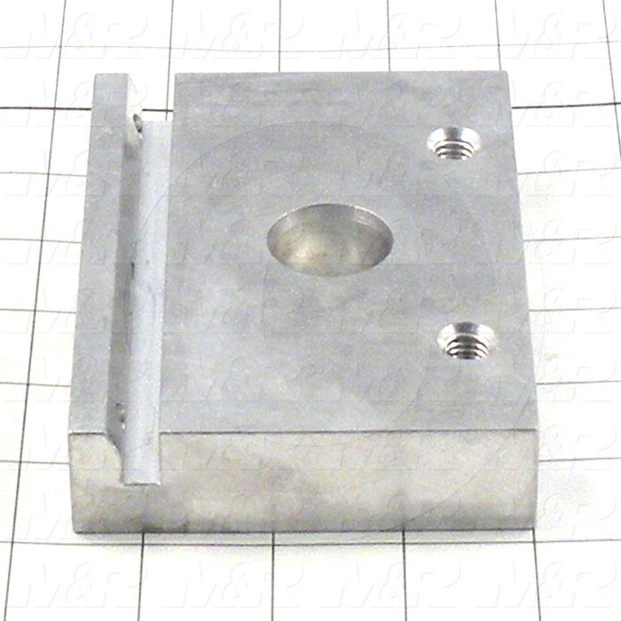 Fabricated Parts, Front End Plate 3.563"X 5"Lg T, 5.00 in. Length, 3.56 in. Width, 1.00 in. Thickness