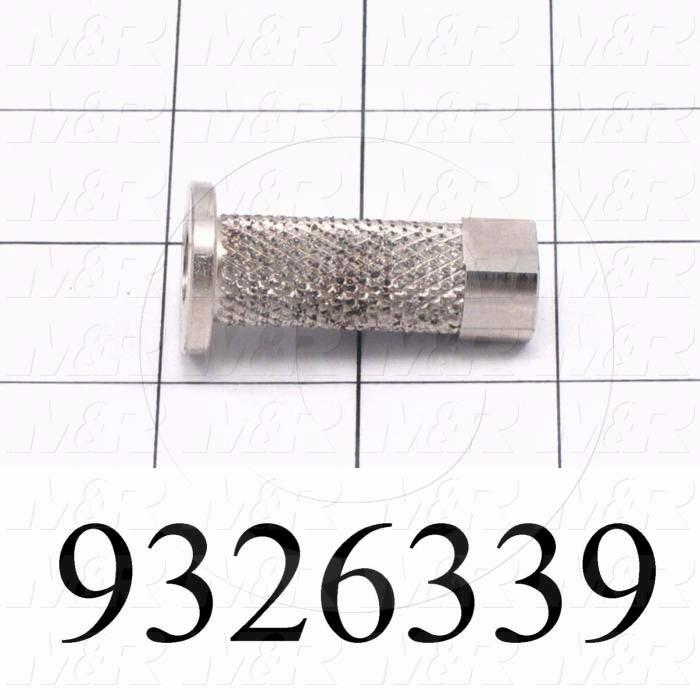 Fabricated Parts, Front Peel Knob, 1.75 in. Length, 0.88 in. Diameter