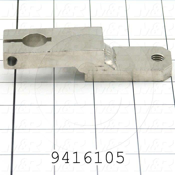 Fabricated Parts, Front Peel Lever, 4.31 in. Length, 1.13 in. Width, 1.00 in. Height, Nickel Plated Finish