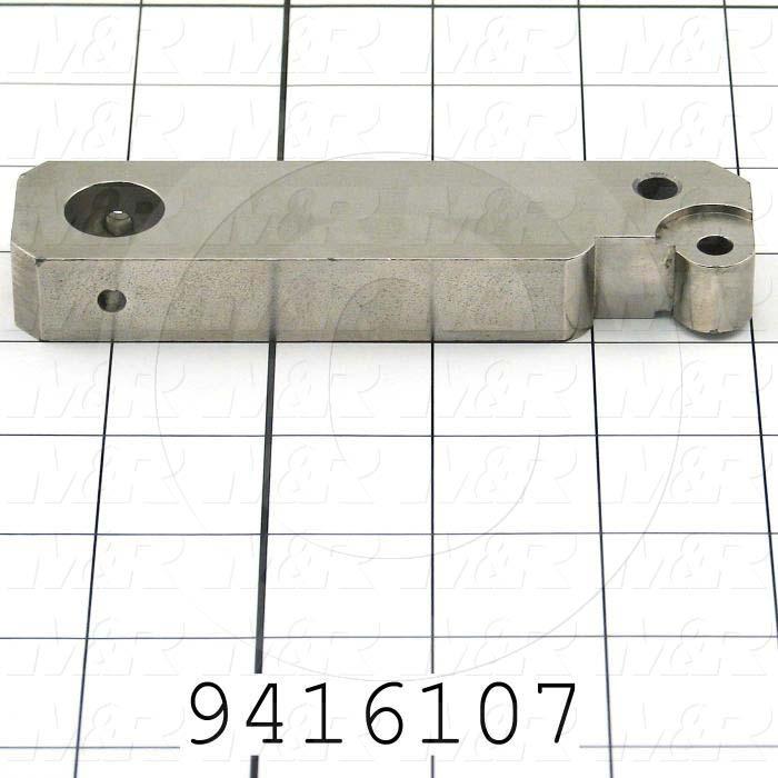 Fabricated Parts, Front Peel Lever, 4.88 in. Length, 1.13 in. Width, 0.50 in. Height, OC50001 Nickel Plating Finish
