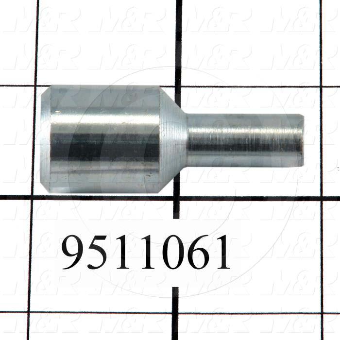Fabricated Parts, Front Peel Rod End Nut #1, 1.81 in. Length, 0.75 in. Diameter, OC50005 Zink Plating Finish
