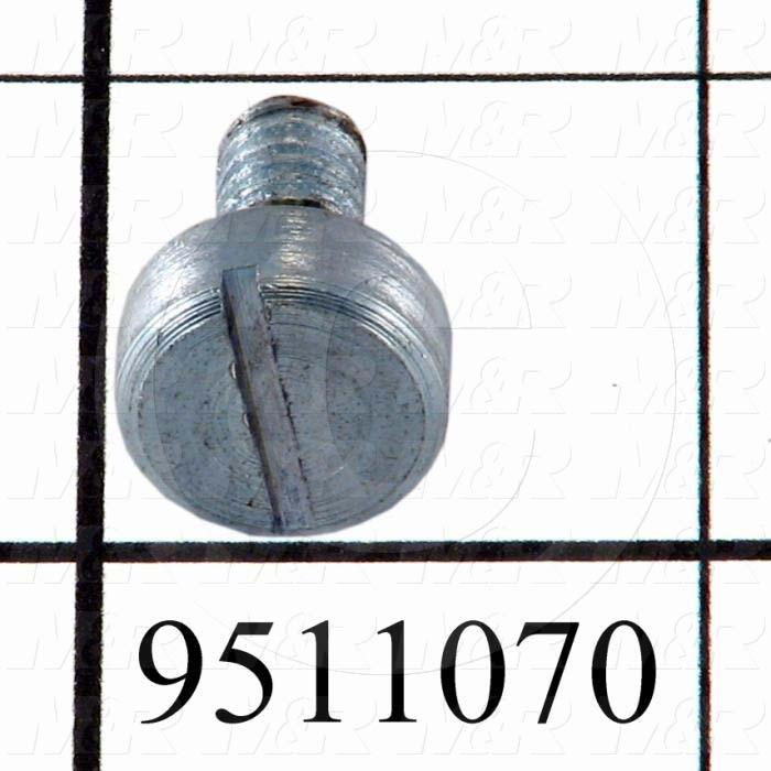 Fabricated Parts, Front Peel Rod End Screw, 0.75 in. Length, 0.55 in. Diameter