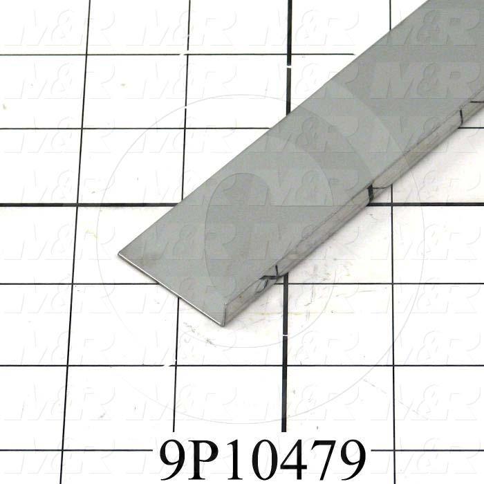 Fabricated Parts, Front & Rear Reflector 21", 21.00 in. Length, 1.38 in. Width, 0.38 in. Height, 20 GA Thickness