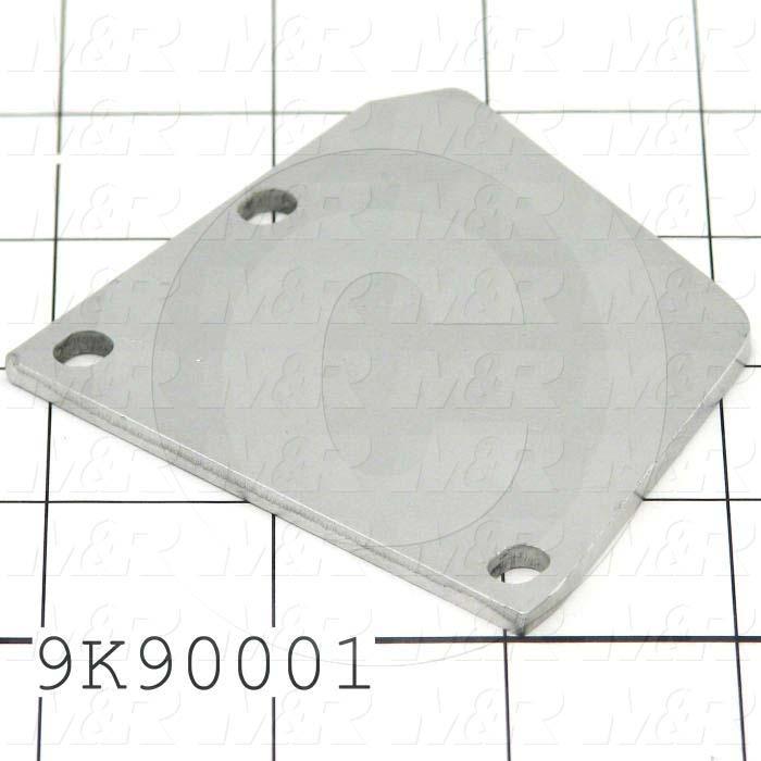 Fabricated Parts, Front & Rear Right Side Plate, 3.00 in. Length, 3.00 in. Width, 0.13 in. Thickness