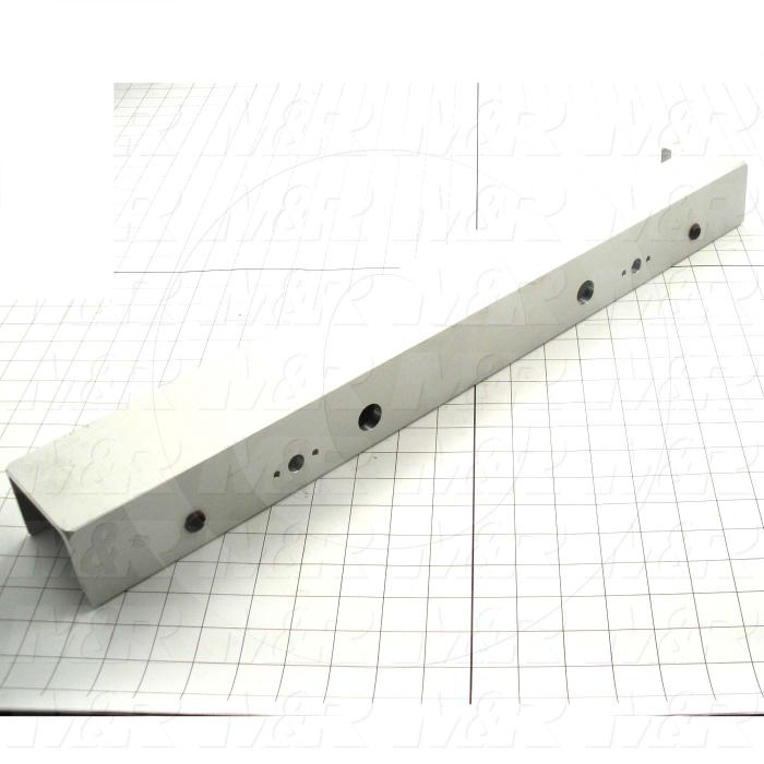 Fabricated Parts, Front Scrn Hldr For Air Locksc, 25.00 in. Length, 3.35 in. Width, 2.37 in. Height, As Material Finish