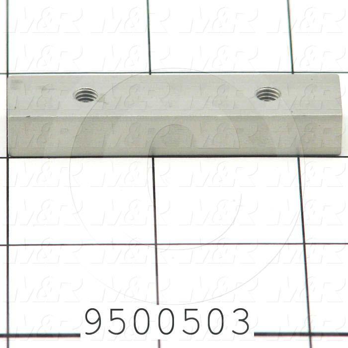Fabricated Parts, Front Spacer, 2.30 in. Length, 0.50 in. Width, 0.35 in. Height