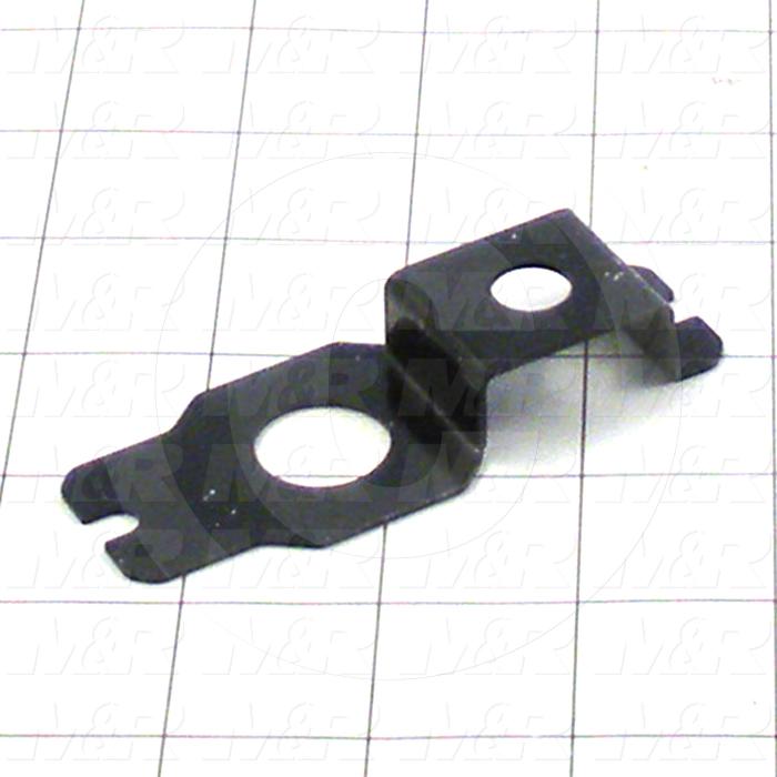 Fabricated Parts, Gauge Bracket, 3.55 in. Length, 1.41 in. Width, 0.55 in. Height