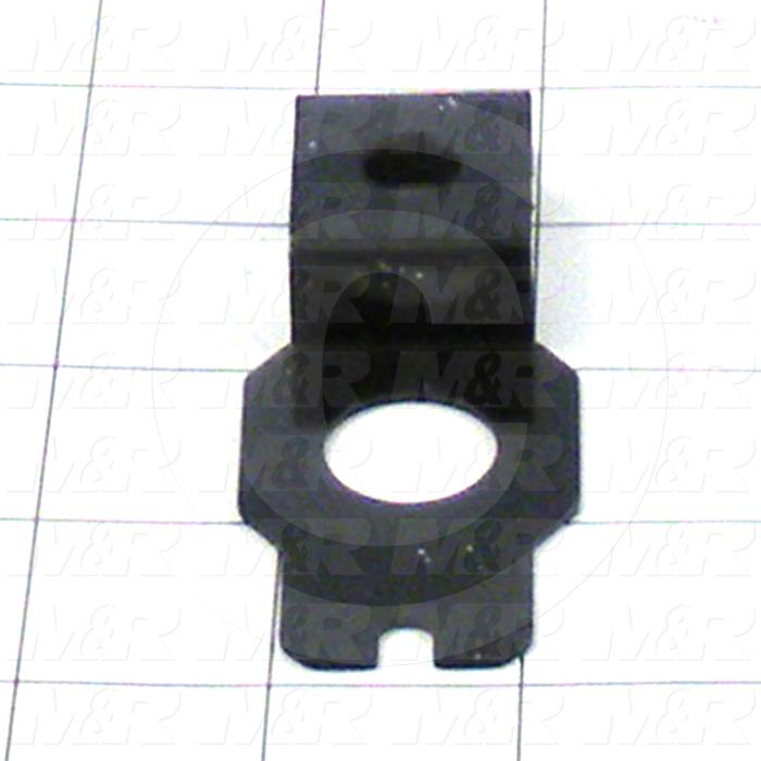 Fabricated Parts, Gauge Bracket, 3.55 in. Length, 1.41 in. Width, 0.55 in. Height