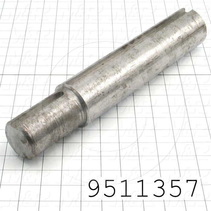 Fabricated Parts, Gearbox Main Shaft, 14.93 in. Length, 2.69 in. Width
