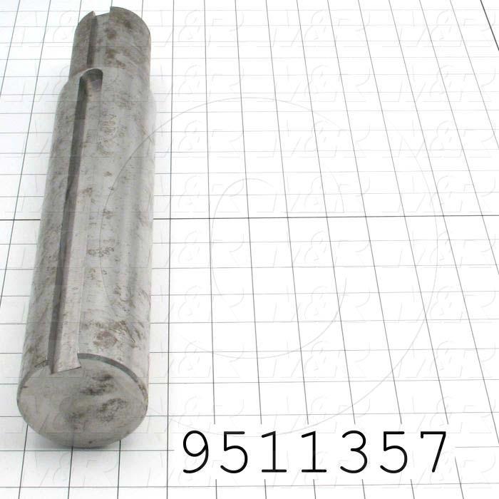 Fabricated Parts, Gearbox Main Shaft, 14.93 in. Length, 2.69 in. Width