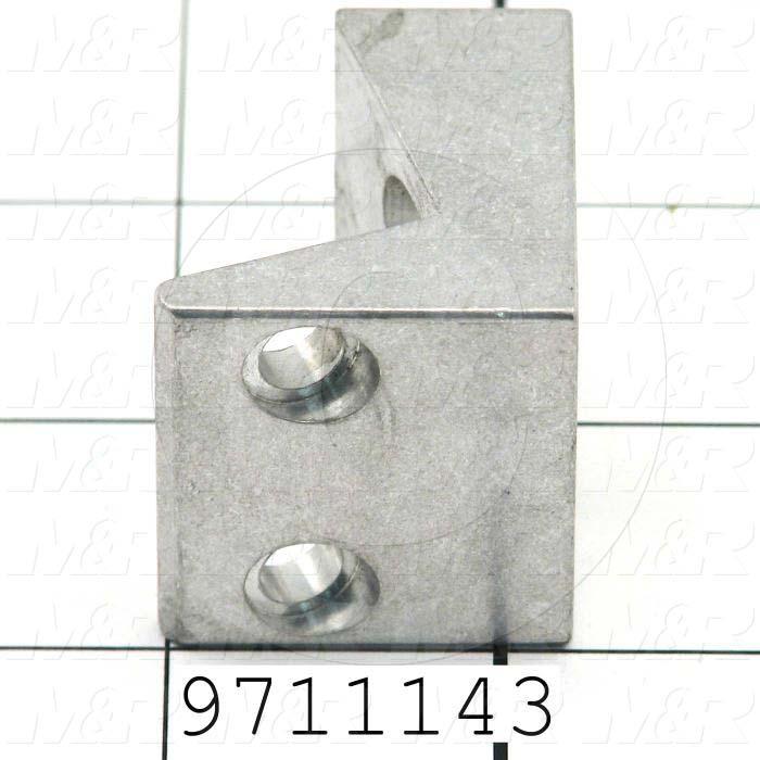 Fabricated Parts, Gripper Adj. Block For Towels, 1.38 in. Length, 1.38 in. Width, 1.25 in. Height