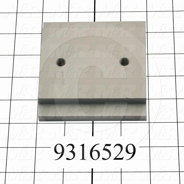 Fabricated Parts, Gripper Lower Clamp 3.75" To, 4.00 in. Length, 3.75 in. Width, 0.75 in. Thickness