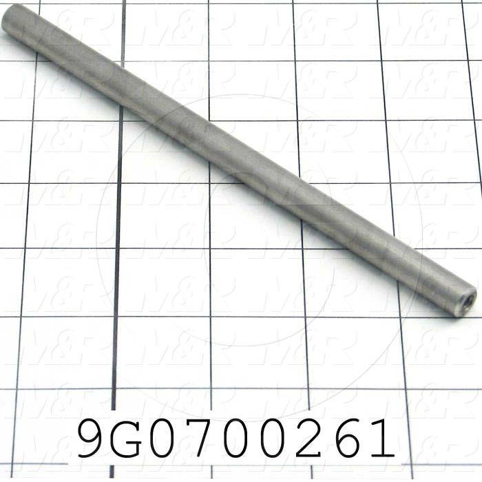 Fabricated Parts, Guide, 6.75 in. Length, 0.375 in. Diameter, 10-24 Thread Size
