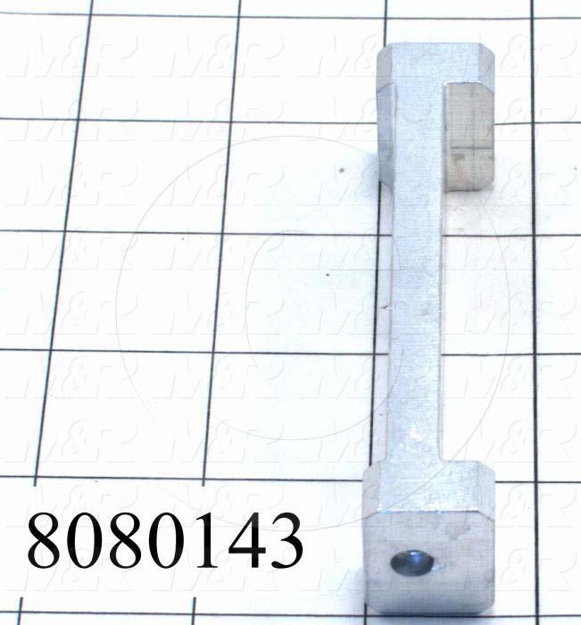 Fabricated Parts, Hanger Bracket, 3.75 in. Length, 1.00 in. Width, 0.75 in. Height