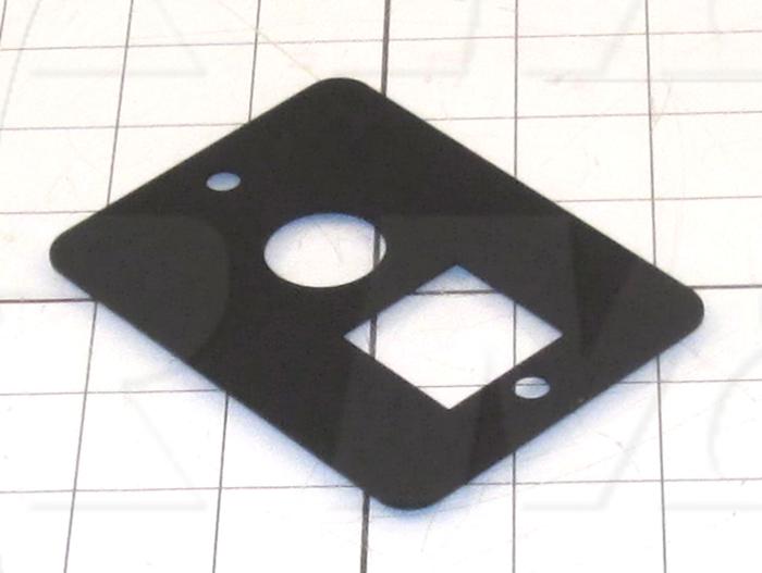 Fabricated Parts, Head Cover, 4.00 in. Length, 3.00 in. Width, 18 GA Thickness