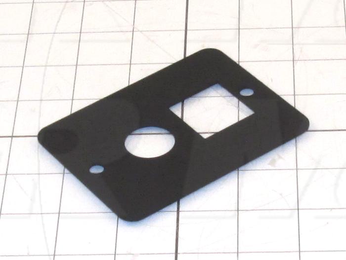 Fabricated Parts, Head Cover, 4.00 in. Length, 3.00 in. Width, 18 GA Thickness