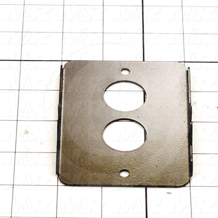 Fabricated Parts, Head Cover, 4.00 in. Length, 3.14 in. Width, 0.56 in. Height