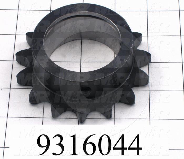 Fabricated Parts, Head Lift Crank Sprocket, 1.25 in. Length, 4.00 in. Diameter