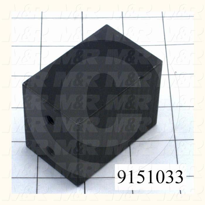 Fabricated Parts, Head Shock Stop, 2.25 in. Length, 2.00 in. Width, 1.63 in. Height