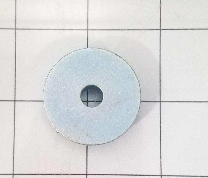 Fabricated Parts, Head Str. Fr.Bump Wash 1.25", 1.25 in. Diameter, 3/8 in. Thickness, Zinc Plated Finish