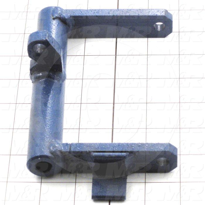 Fabricated Parts, High Lift Lever Weldment, 6.94 in. Length, 1.00 in. Width, 4.31 in. Height