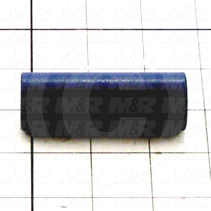 Fabricated Parts, Hold Down Disc Spacer 2.81", 2.81 in. Length, 1.00 in. Diameter, Painted Blue Finish