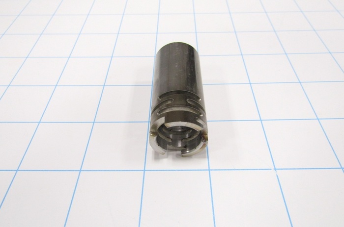 Fabricated Parts, Holder Tube Machining, 1.94 in. Length, 0.88 in. Diameter, As Material Finish