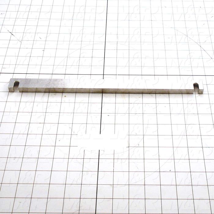 Fabricated Parts, Horz Alum Tube .5"X 1"X 14.57", 13.44 in. Length, 1.00 in. Width, 0.50 in. Height