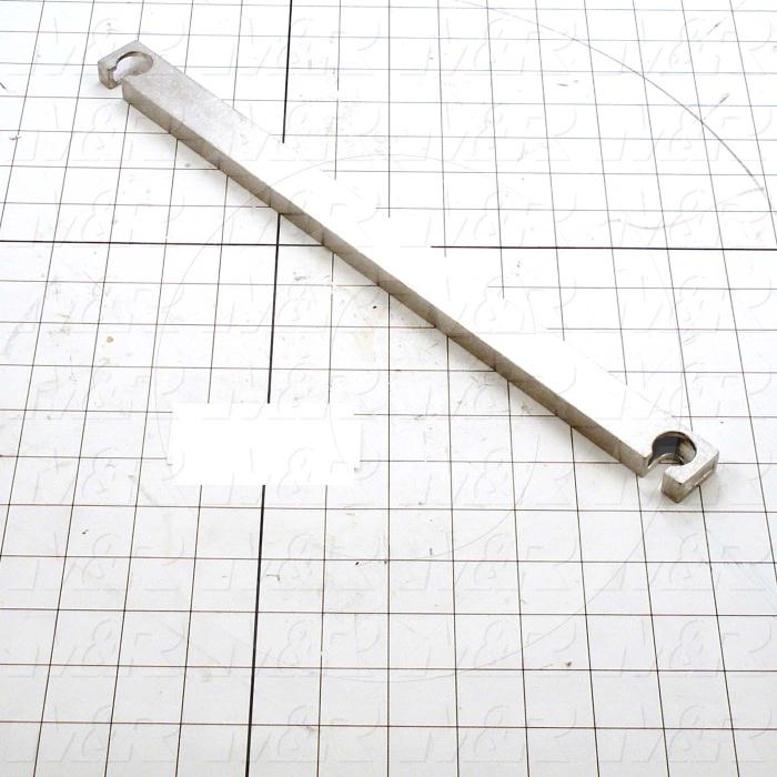 Fabricated Parts, Horz Alum Tube .5"X 1"X 14.57", 13.44 in. Length, 1.00 in. Width, 0.50 in. Height