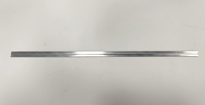 Fabricated Parts, Hot Wire Bace 17" L, 17.00 in. Length, 0.50 in. Width, 0.25 in. Height, As Material Finish