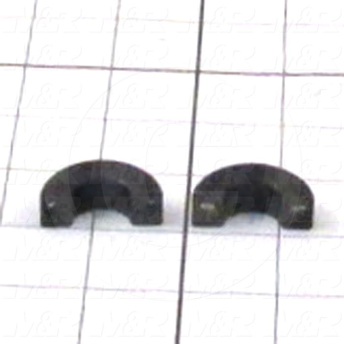 Fabricated Parts, Idler Shaft Clamp C, 1.03 in. Length, 0.59 in. Width, 0.44 in. Height