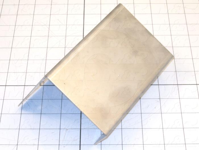 Fabricated Parts, Igus Connection Bracket, 6.38 in. Length, 3.94 in. Width, 3.94 in. Height, 16 GA Thickness, As Material Finish
