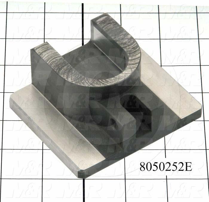 Fabricated Parts, Index Clevis, 3.19 in. Length, 3.75 in. Width, 1.56 in. Height