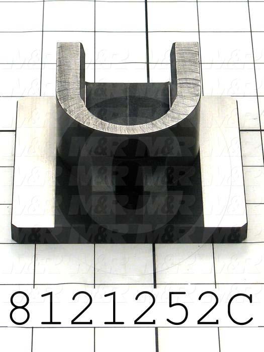Fabricated Parts, Index Clevis, 3.99 in. Length, 3.55 in. Width, 1.66 in. Height