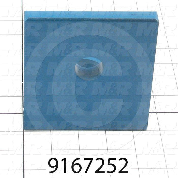 Fabricated Parts, Index Cylinder Bracket, 5.00 in. Length, 4.50 in. Width, 0.75 in. Thickness
