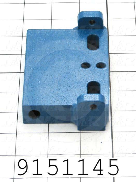 Fabricated Parts, Index Fork Bracket Weldment, 4.00 in. Length, 2.75 in. Width, 1.25 in. Height