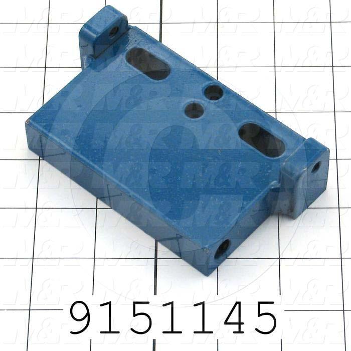 Fabricated Parts, Index Fork Bracket Weldment, 4.00 in. Length, 2.75 in. Width, 1.25 in. Height