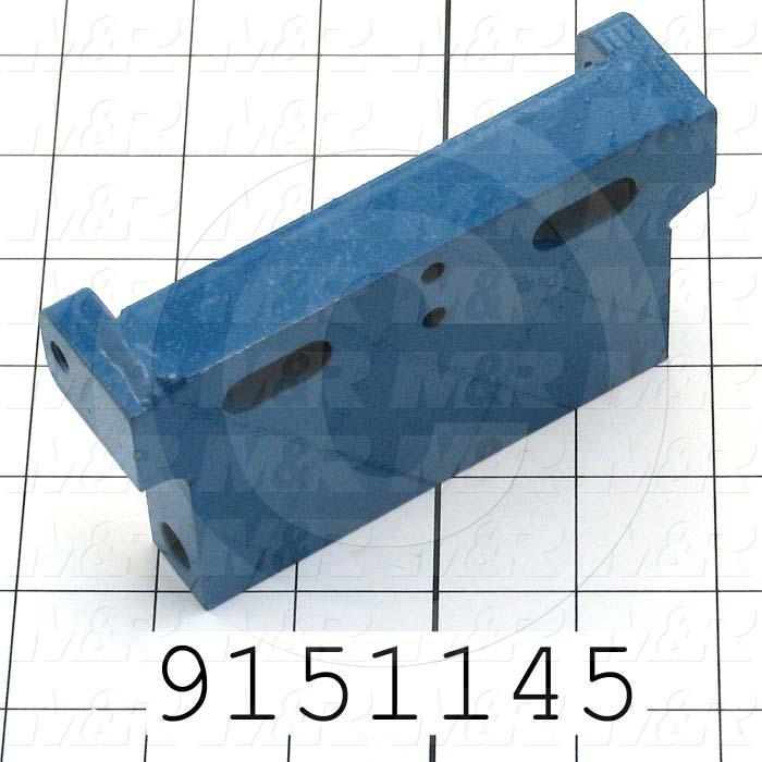 Fabricated Parts, Index Fork Bracket Weldment, 4.00 in. Length, 2.75 in. Width, 1.25 in. Height